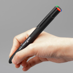 Stylo multifonction en aluminium recyclé mat à encre 4 couleurs vue 3