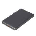 Batterie externe ultra-fine compatible MagSafe 5 000 mAh couleur noir