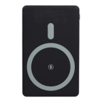 Batterie externe ultra-fine compatible MagSafe 5 000 mAh couleur noir troisième vue