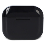 Écouteurs à réduction de bruit avec boîtier tactile couleur noir troisième vue