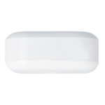 Écouteurs à réduction de bruit avec boîtier tactile couleur blanc cinquième vue