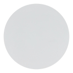 Chargeur blanc circulaire avec indicateur LED à la base 15 W couleur blanc quatrière vue