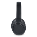 Casque audio sans fil à arceau avec réduction de bruit couleur noir troisième vue