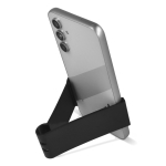 Support de téléphone pliable et portable à personnaliser couleur noir troisième vue