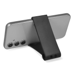 Support de téléphone pliable et portable à personnaliser couleur noir quatrière vue