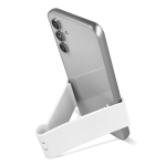 Support de téléphone pliable et portable à personnaliser couleur blanc troisième vue