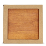 Jeu de solitaire en bois avec boîte pour le plateau et le angement couleur naturel sixième vue