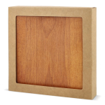 Jeu de solitaire en bois avec boîte pour le plateau et le angement couleur naturel septième vue