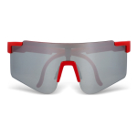 Lunettes de sport haute performance colorées avec verres argentés deuxième vue