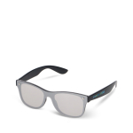 Lunettes de soleil avec verres miroir UV400 et branches colorées vue principale