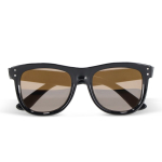 Lunettes de soleil noires avec protection UV400 et monture élégante couleur noir deuxième vue