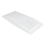 Sac en papier alimentaire écologique et résistant 14 x 6 x 27 cm couleur blanc quatrière vue