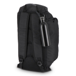 Gourde en acier inoxydable avec anse en silicone sur le bouchon 500 ml couleur noir huitième vue