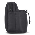 Sac bandoulière avec espace pour une bouteille d’eau de 500 ml couleur noir quatrière vue