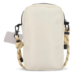 Sac bandoulière avec espace pour une bouteille d’eau de 500 ml couleur beige troisième vue