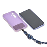 Sac bandoulière avec espace pour une bouteille d’eau de 500 ml couleur bleu foncé huitième vue