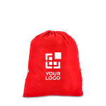 Grand sac cadeau en feutre avec cordons assortis vue principale