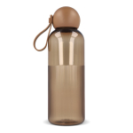 Gourde en plastique monochrome avec bouchon rond à anse 600 ml couleur camel quatrière vue