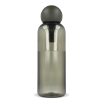 Gourde en plastique monochrome avec bouchon rond à anse 600 ml couleur vert olive cinquième vue