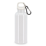 Bouteille en plastique aux couleurs vives avec bouchon assorti 500 ml couleur blanc