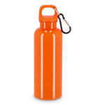 Bouteille en plastique aux couleurs vives avec bouchon assorti 500 ml couleur orange