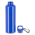 Gourde en plastique aux couleurs vives avec bouchon assorti 750 ml couleur bleu deuxième vue