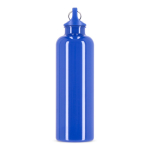 Gourde en plastique aux couleurs vives avec bouchon assorti 750 ml couleur bleu sixième vue