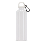Gourde en plastique aux couleurs vives avec bouchon assorti 750 ml couleur blanc quatrière vue