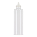 Gourde en plastique aux couleurs vives avec bouchon assorti 750 ml couleur blanc sixième vue