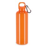 Gourde en plastique aux couleurs vives avec bouchon assorti 750 ml couleur orange