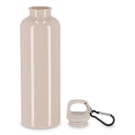 Gourde en plastique aux couleurs vives avec bouchon assorti 750 ml couleur beige deuxième vue