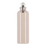Gourde en plastique aux couleurs vives avec bouchon assorti 750 ml couleur beige cinquième vue