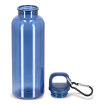 Gourde en plastique aux couleurs vives et transparentes 500 ml couleur bleu transparent sixième vue