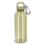 Gourde en plastique aux couleurs vives et transparentes 500 ml couleur vert transparent