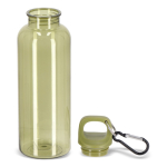 Gourde en plastique aux couleurs vives et transparentes 500 ml couleur vert transparent sixième vue