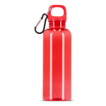 Gourde en plastique aux couleurs vives et transparentes 500 ml couleur rouge transparent quatrière vue