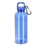 Gourde en plastique aux couleurs vives et transparentes 500 ml couleur bleu clair transparent