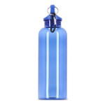 Gourde en plastique aux couleurs vives et transparentes 500 ml couleur bleu clair transparent troisième vue