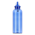 Gourde en plastique aux couleurs vives et transparentes 500 ml couleur bleu clair transparent cinquième vue