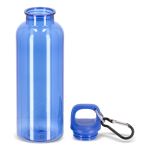 Gourde en plastique aux couleurs vives et transparentes 500 ml couleur bleu clair transparent sixième vue