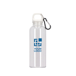 Gourde en plastique aux couleurs vives et transparentes 500 ml vue principale