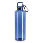 Gourde en plastique aux couleurs vives et transparentes 750 ml couleur bleu transparent