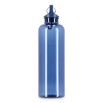 Gourde en plastique aux couleurs vives et transparentes 750 ml couleur bleu transparent sixième vue