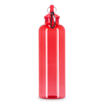 Gourde en plastique aux couleurs vives et transparentes 750 ml couleur rouge transparent cinquième vue