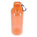 Gourde en plastique aux couleurs vives et transparentes 750 ml couleur orange transparent troisième vue