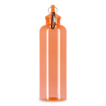 Gourde en plastique aux couleurs vives et transparentes 750 ml couleur orange transparent cinquième vue