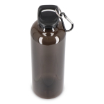 Gourde en plastique aux couleurs vives et transparentes 750 ml couleur noir transparent troisième vue