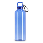 Gourde en plastique aux couleurs vives et transparentes 750 ml couleur bleu clair transparent quatrière vue