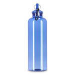 Gourde en plastique aux couleurs vives et transparentes 750 ml couleur bleu clair transparent cinquième vue