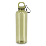 Gourde en plastique aux couleurs vives et transparentes 750 ml couleur vert olive